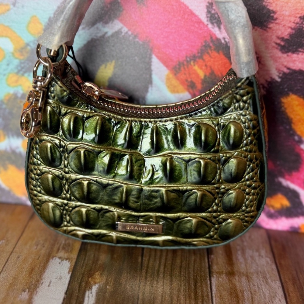 Brahmin Lollie Matcha Green Melbourne
Genuine Leather NWT